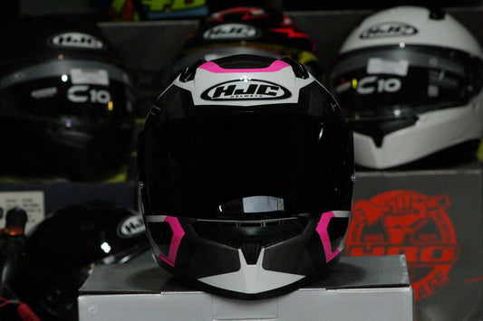 CASCO HJC C10 TINS ROSA/BLANCO