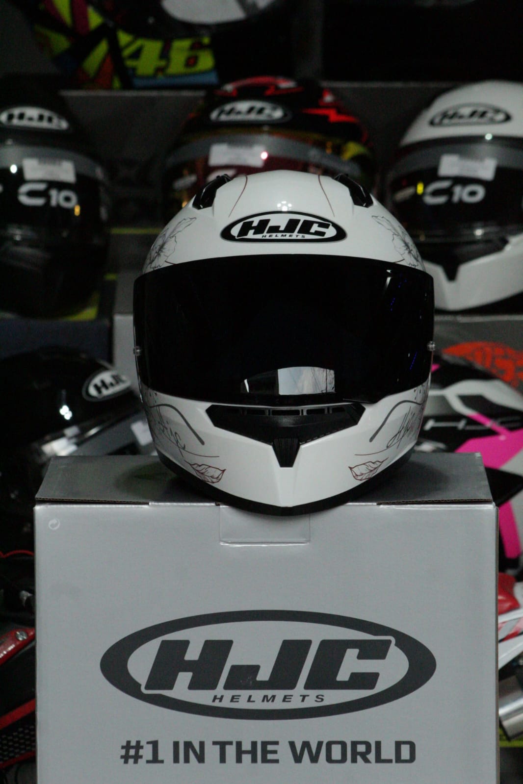 CASCO HJC C10 EPIK BLANCO GLOSS