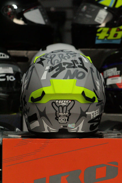 CASCO ABATIBLE HRO YEAH GRIS