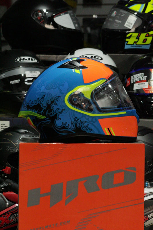 CASCO INTEGRAL HRO HOKUSAI NARANJA