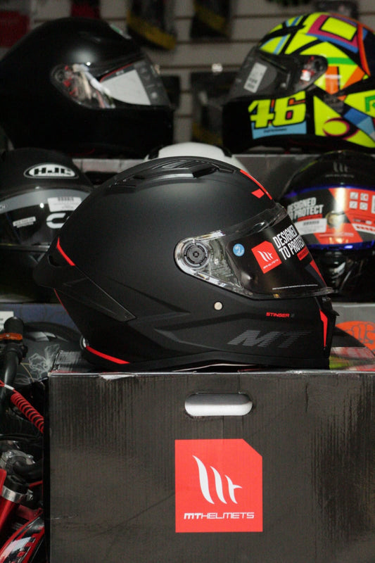 CASCO MT STINGER 2 NEGRO MATE