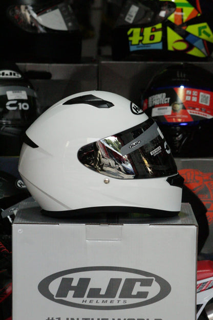 CASCO HJC C10 BLANCO BRILLO