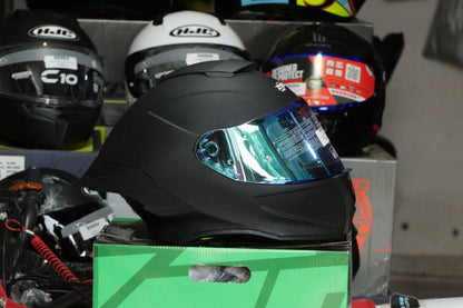 CASCO INTEGRAL XTRONG 820 NEGRO/AZUL