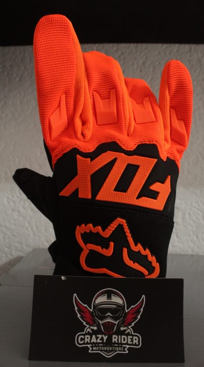 GUANTES FOX DIRTPAW NARANJA/AZUL