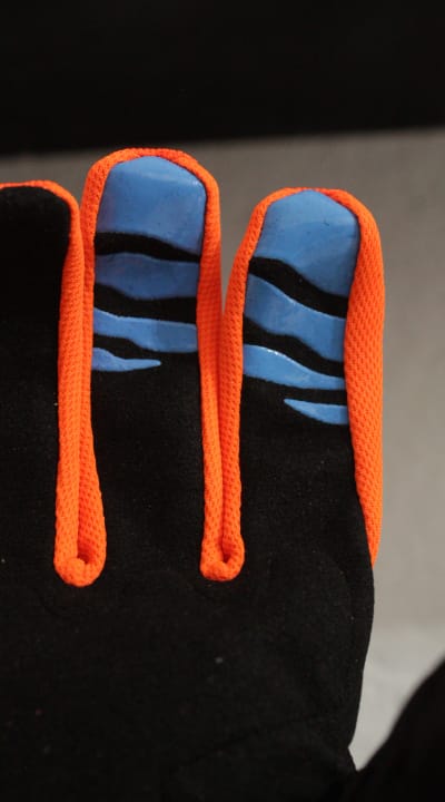 GUANTES FOX DIRTPAW NARANJA/AZUL