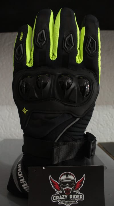 GUANTES IRONRIDE IMPERMEABLES NEGROS/AMARILLOS