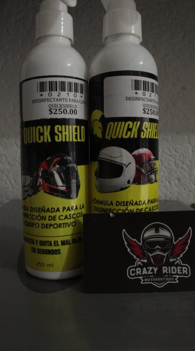 DESINFECTANTE PARA CASCO QUICK SHIELD