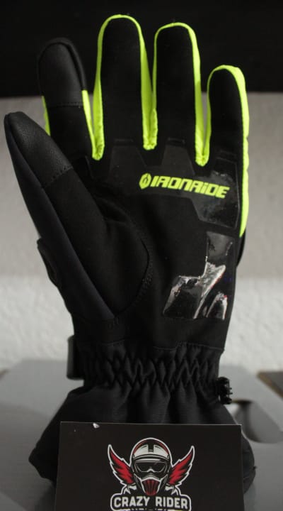 GUANTES IRONRIDE IMPERMEABLES NEGROS/AMARILLOS