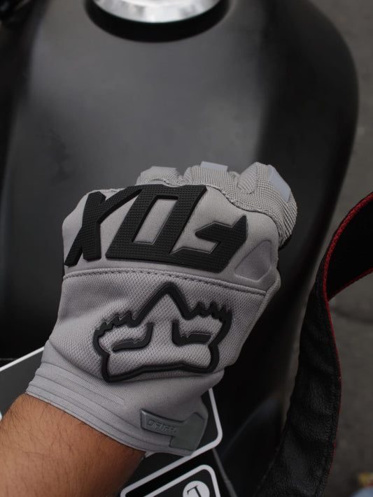 GUANTES FOX DIRTPAW GRIS/NEGRO