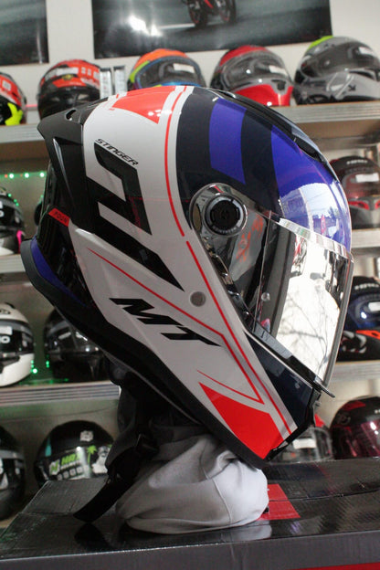 CASCO INTEGRAL MT HELMETS STINGER 2 PUON AZUL